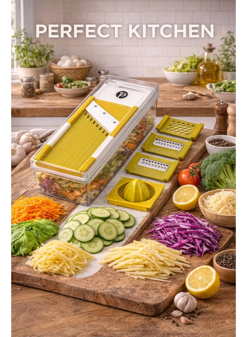 PERFECT KITCHEN 9-in-1 Multifunction Vegetable Slicer Set - Image 1